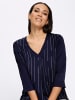 Heine Satin-Bluse in marine