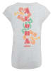 F4NT4STIC Extended Shoulder T-Shirt PLUS SIZE Aloha in grau meliert