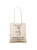 Mr. & Mrs. Panda Shopping Tasche Augenoptikerin Leidenschaft mit... in Creme
