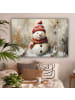 OnlyWow Leinwand Bilder Weiß