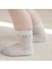 MUNADUNA 4er-Set 'Rosa Häschen' Baby Sommersocken