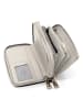 Lazarotti Bologna Leather XL Double Zip-Around Geldbörse RFID Leder 20 cm in cream