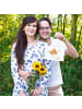 Mr. & Mrs. Panda Deko Schild Rotkehlchen Federn ohne Spruch in Transparent