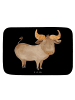 Mr. & Mrs. Panda Badezimmerteppich Sternzeichen Stier ohne Spruch in Schwarz