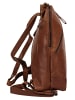 SPIKES & SPARROW Rucksack echt Leder in cognac