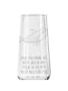Mr. & Mrs. Panda Trinkglas Orca mit Spruch in Transparent