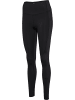 Hummel Leggings Hmlhiit Multisport Damen in BLACK/EBONY