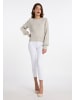 faina Damen Strickpullover in Hellgrau