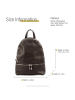 Florence Leder Cityrucksack Florence Rucksack braun ca. 32cm