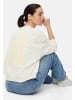 Camel Active Sweatshirt mit Backprint in Milchweiß