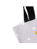 Mr. & Mrs. Panda Strandtasche Bären mit Hut mit Spruch in Grau Pastell