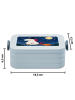 Mr. & Mrs. Panda MEPAL Bentobox Einhorn Hexe Design ohne Spruch in Blau Pastell
