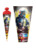 ROTH Schultüte groß Feuerwehrmann 70 cm, Glanzfolie in Rot