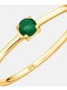 Diamant L'éternel Ring aus 375 Gelbgold mit Smaragd