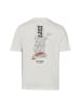 Napapijri T-Shirt Sol in ecru schwarz