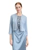 Vera Mont Blazer-Jacke mit Glanzeffekt in Light Steel Blue