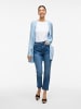 Vila Feinstrick Basic Cardigan Stretch mit Taschen VIRIL in Blau-2