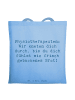 Mr. & Mrs. Panda Shopper Bag Spruch Physiotherapeut Kneten mit S... in Sky Blue
