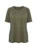 Ulla Popken Shirt in olivgrau