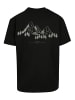 F4NT4STIC Herren T-Shirt Oversized PLUS SIZE Mountain Berge in schwarz