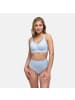 CFAB Bügelloser Push-Up-BH in Babyblau