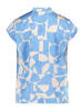 BETTY & CO Bluse in blau beige