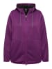 Ulla Popken Sweatjacke in aubergine