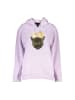 cavalli CLASS Lila Polyester-Sweatshirt
