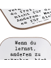 Mr. & Mrs. Panda Untersetzer für Gläser Spruch Vergebung Freihei... in Weiß