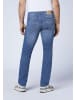Oklahoma Jeans Jeans mit raffiniertem Schnitt in Blau