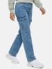 Tazzio Cargo Jeans "F143" - Regular Fit - in Blau