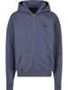 PEGADOR PEGADOR Zip-Kapuzenpullover in washed shadow blue
