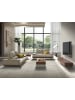 Angel Cerdá Sofa 6247 in Taupe Grau / Dunkler Stahl