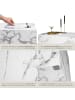 tectake Beistelltisch Inkl. Bodenschoner, Belastbarkeit 45 kg, 120 x 60 x 35cm