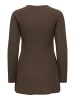 ONLY Bluse in Chocolate Brown