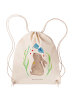Mr. & Mrs. Panda wander rucksack Hase Blume ohne Spruch in Creme