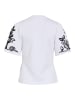 Vila Sweatshirt mit kurzen Ärmeln in Snow White