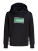 JACK & JONES Junior Kapuzenpullover in Black