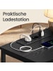 SONGMICS 2er-Set: Nachttisch Bellah in Schwarz - (B)39.6 x (H)75.9 x (T)30 cm