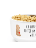 Mr. & Mrs. Panda Bowlschale Bär Morgenkaffee mit Spruch in Weiß