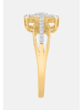Diamant Exquis Ring aus 375 Gelbgold mit Diamant