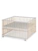 Sämann Sämann Laufgitter mit Matratze SleepPlus & Schlupfsprossen weiß/natur Premium
