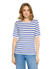 Betty Barclay Ringelshirt mit U-Boot-Ausschnitt in Weiß/Blau