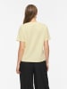 Vila Oberteil mit kurzen Ärmeln in Pastel Yellow1