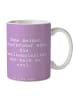 Mr. & Mrs. Panda Kaffeebecher Spruch Cooler Stiefbruder mit Spruch in Lavendeltraum