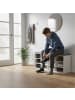 relaxdays Schuhbank in Weiß/Grau - (B)104 x (H)48 x (T)30,5 cm