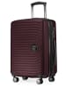 Hauptstadtkoffer Mitte - Kofferset 3 Trolleys Erweiterung Hartschale Gepäck-Set in Burgund
