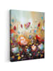 MuchoWow Leinwand bilder Blumenmeer (BxH)