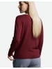 Cotton Candy Langarmshirt in burgundy melange