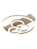 Globo lighting Deckenleuchte "DARRYL I" in beige